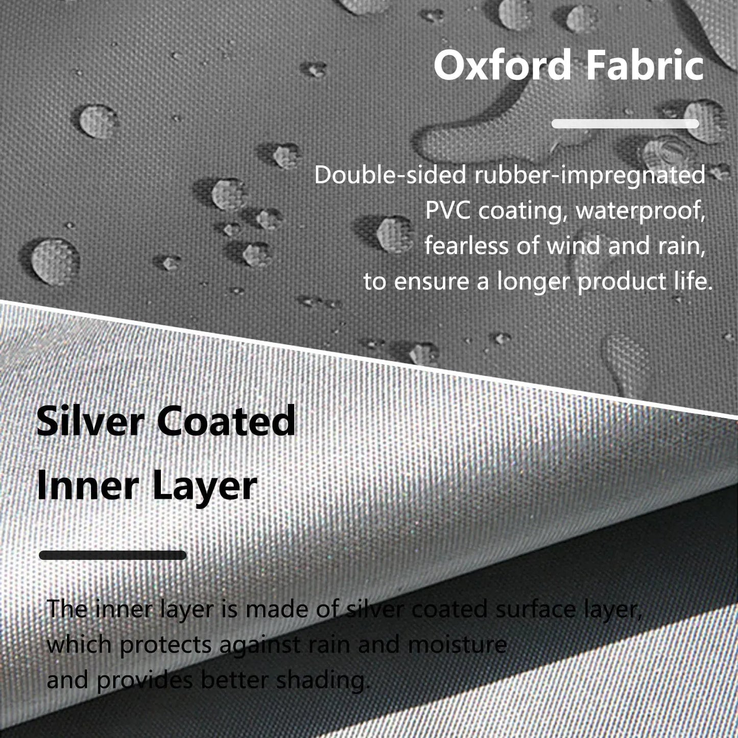 Leleya Swing Canopy Cover Oxford Fabric Waterproof UV Protection Sunshade Canopy for Patio Swing Chair Outdoor Use