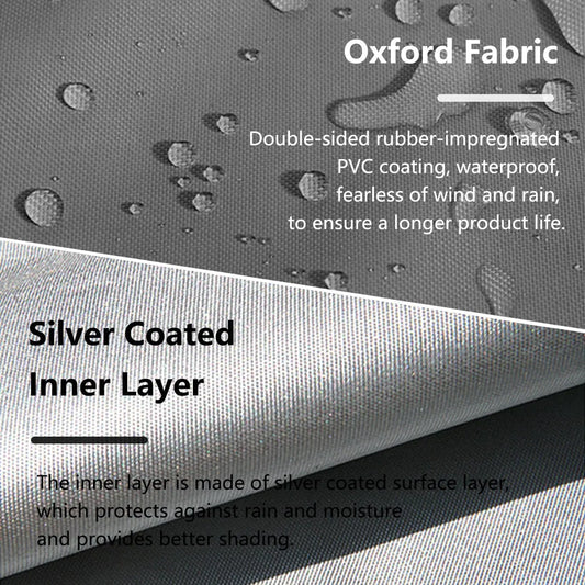 Leleya Swing Canopy Cover Oxford Fabric Waterproof UV Protection Sunshade Canopy for Patio Swing Chair Outdoor Use