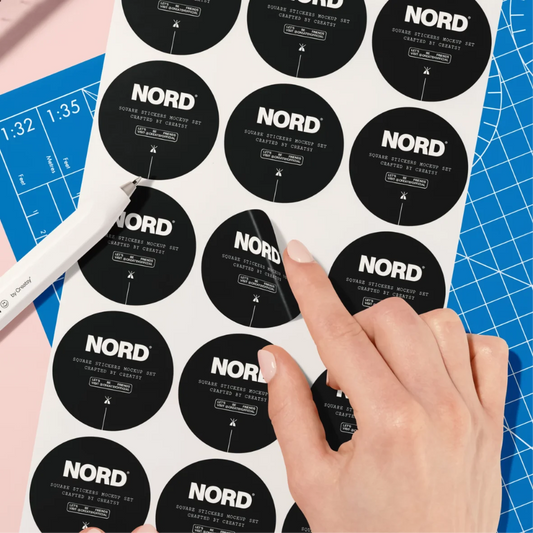 500PCS Custom Stickers Customized Logo Labels Wedding Birthday Baptism Packaging Print Your Own Sticker Personalized Stickers