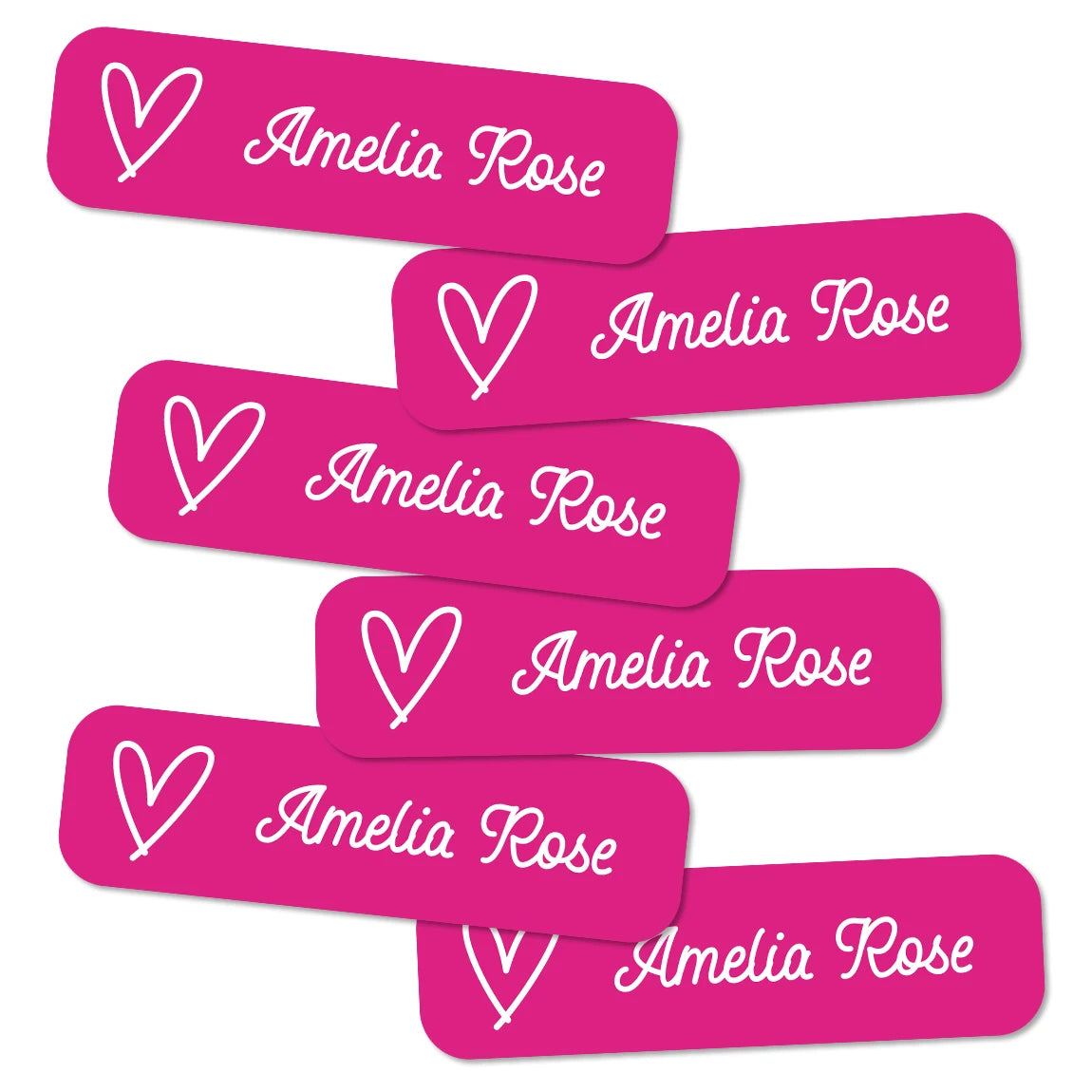 132 Personalized Name Stickers for Kids, Custom Waterproof Name Labels for Bottles, Lunch Boxes, School Supplies