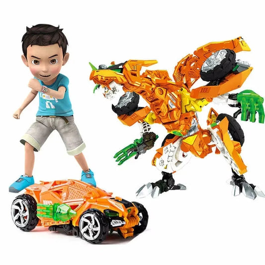 Carbot Tyrannosaurus Tilahong Action Figure Dinosaur Eggs Anime Figures Transform  Impact Miniature Models Special Police Giant