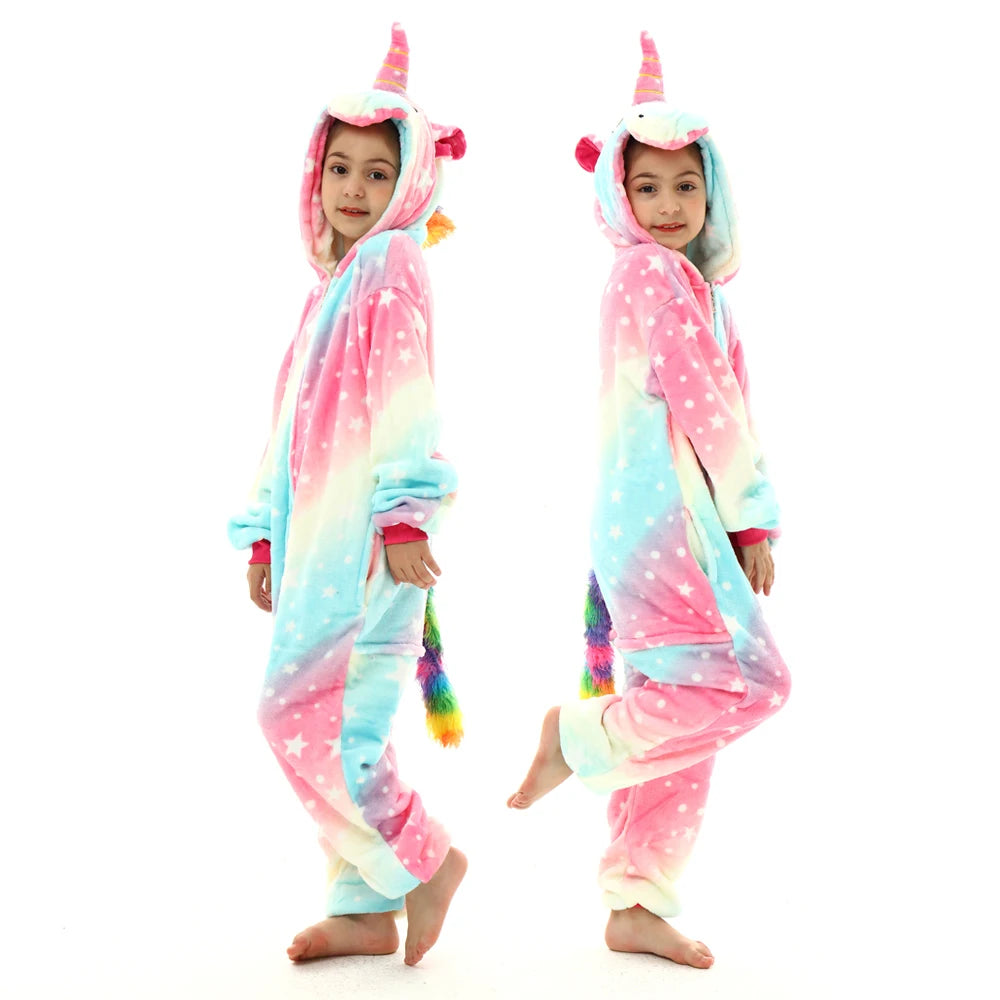 Plush Spotted Dog Cosplay Costume Kigurumi Onesie Cartoon Animal Halloween Costumes Party Performance Outfits For Kids Clothes