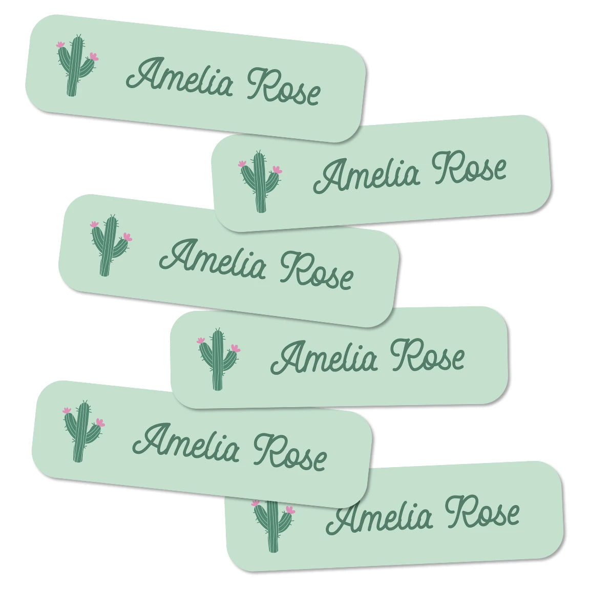 132 Personalized Name Stickers for Kids, Custom Waterproof Name Labels for Bottles, Lunch Boxes, School Supplies