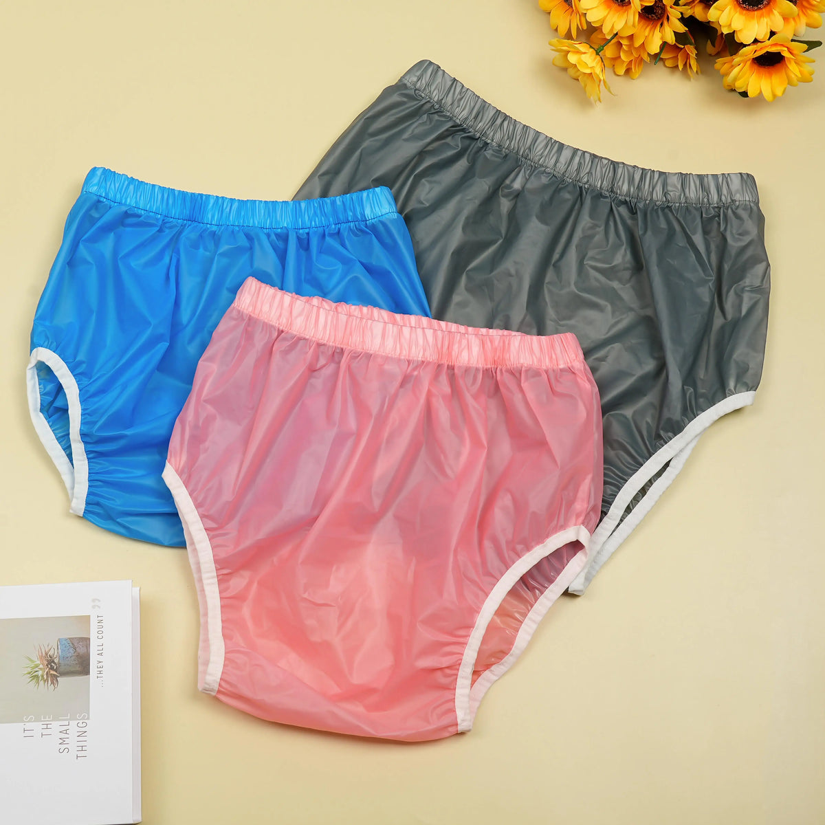 AIO Adult Incontinence Underwear Shorts Soft Skin-Friendly Leakproof Washable Protective Panties For Urinary Incontinence