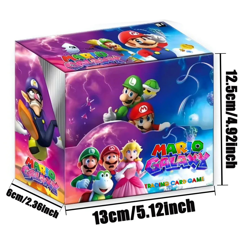 New 36pcs Mario Bros Game Cards Super Mario Trading Card Collection Action Figure English Booster Pack Battle Toy Gift