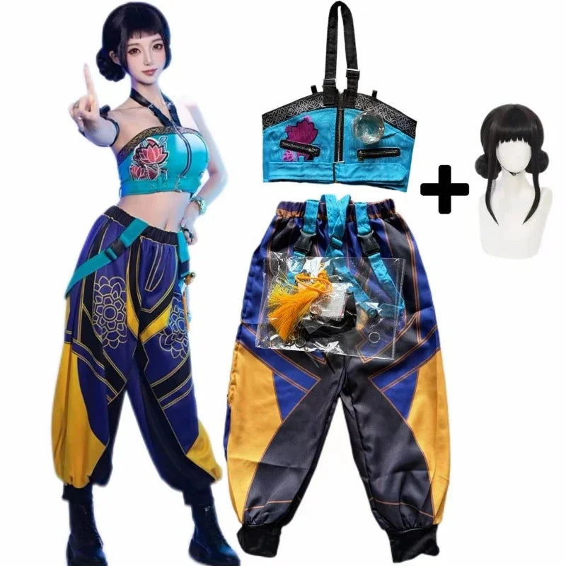 Costume Zoey Rumi Mira Cosplay Pop Singers Womens Halloween Outfits with Accessories