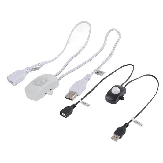 2A 5-24V Mini PIR Motion Sensor Auto Switch USB Interface for LED Strip Light Home Security Energy Saving Light