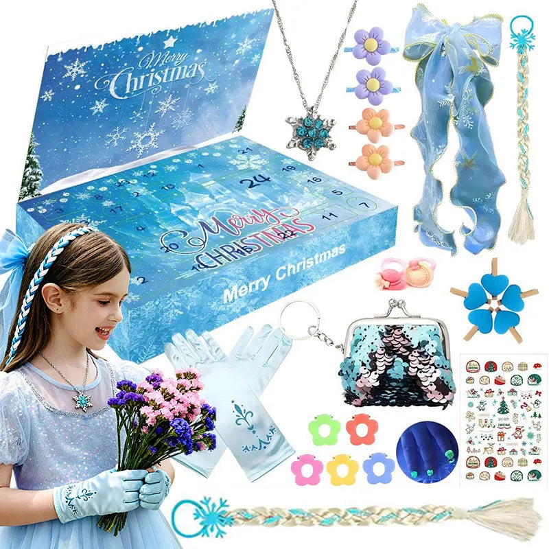 Princess Dress-Up Advent Calendar – 24-Day Headwear & Jewelry Countdown Box