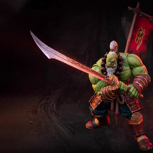 Master Swordmaster 1/10 Collectible Action Figure - Orc Warrior Guard from World of Warcraft Anime Statues and Model Decorations