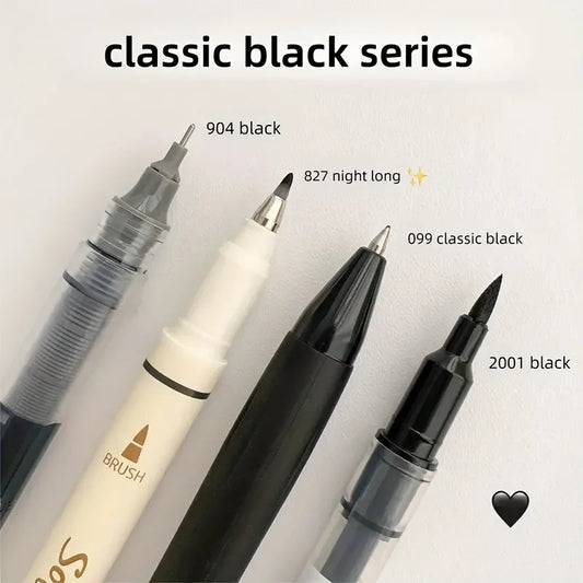 4 Vintage Pens Set, Quick-Dry Ink for Smooth Writing,Compatible with Multiple Tips,Ideal for Office Work & Notebooks