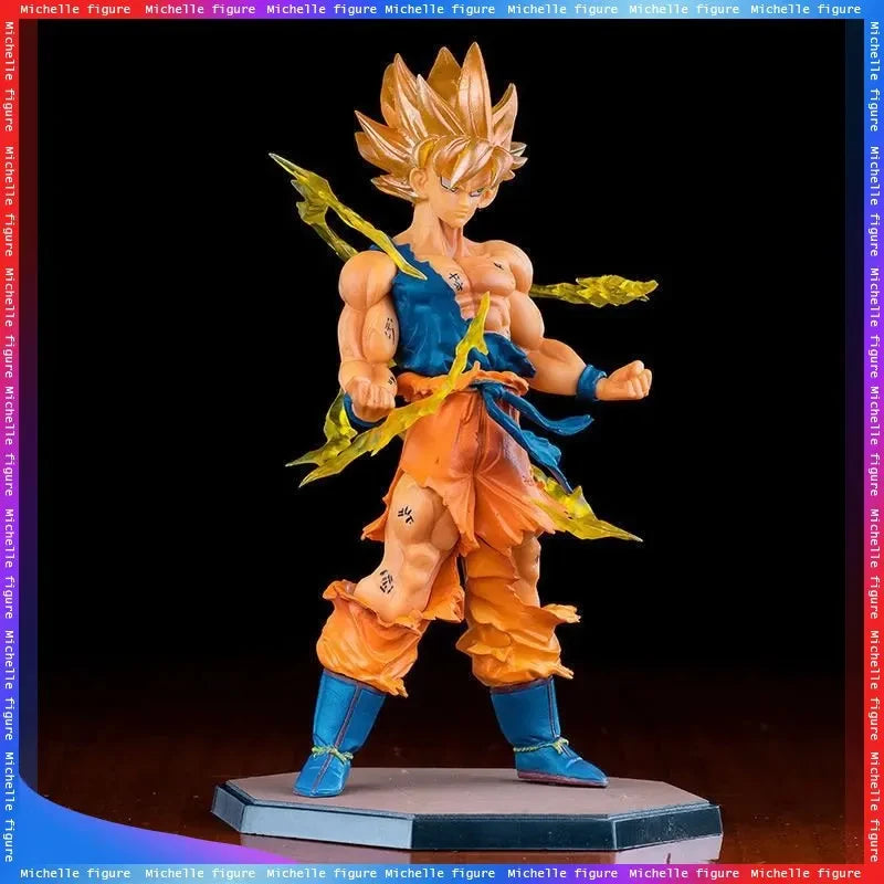 Hot Dragon Ball  Son Goku Super Saiyan Anime Figure  Goku DBZ Action Figure Model Gifts Collectible Figurines for Kids