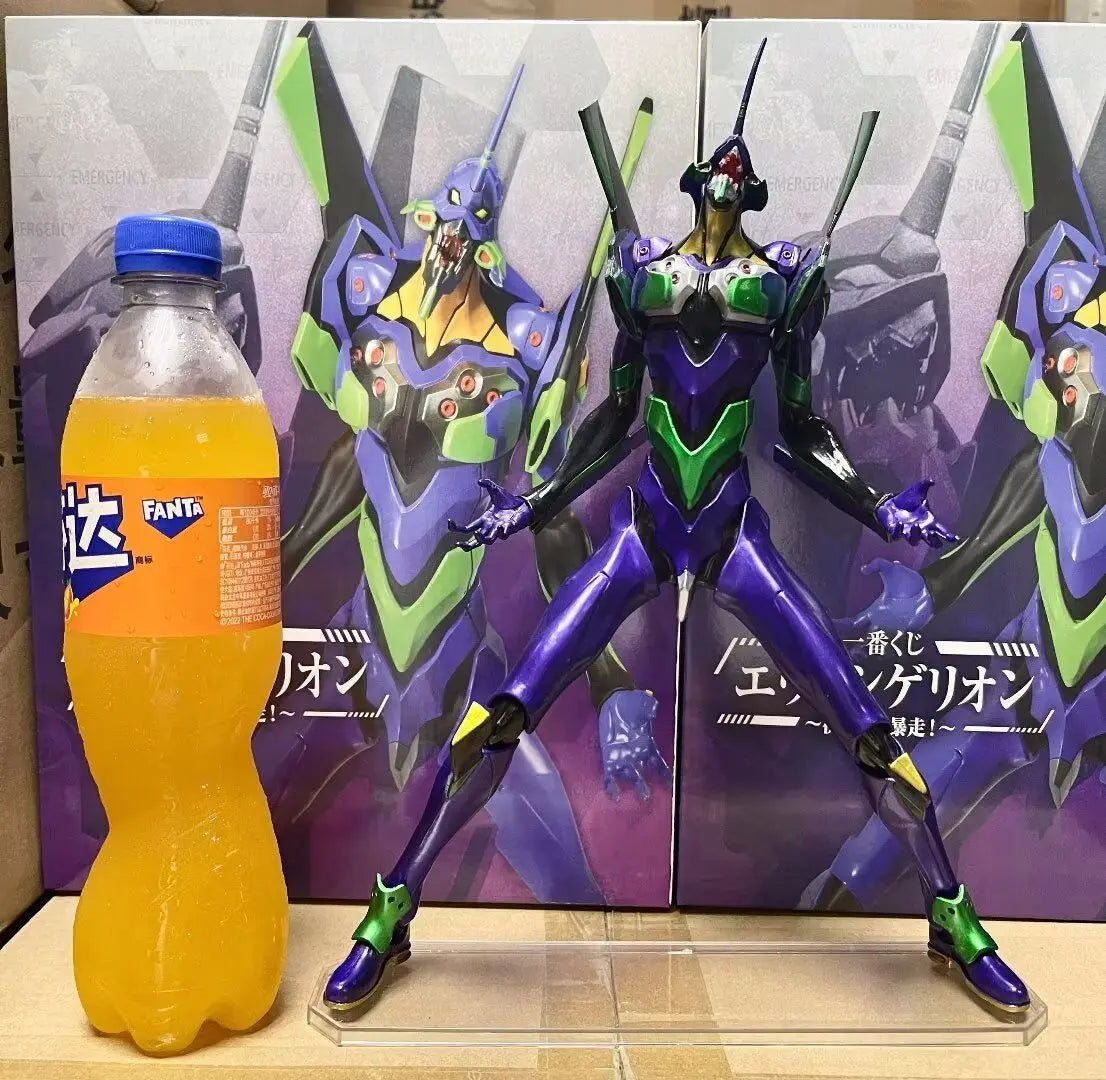 Anime EVA Figure EVANGELION-01 Production Awakenin Assembly Accessories Model Toy Gift Collection Action Figure Purple Body