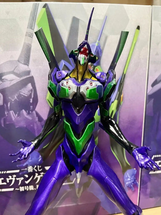 Anime EVA Figure EVANGELION-01 Production Awakenin Assembly Accessories Model Toy Gift Collection Action Figure Purple Body