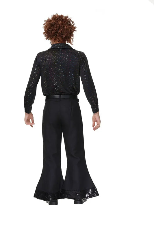 70s Disco Couples Costume – Retro Hippie Party Outfits for Men & Women, M–XXL