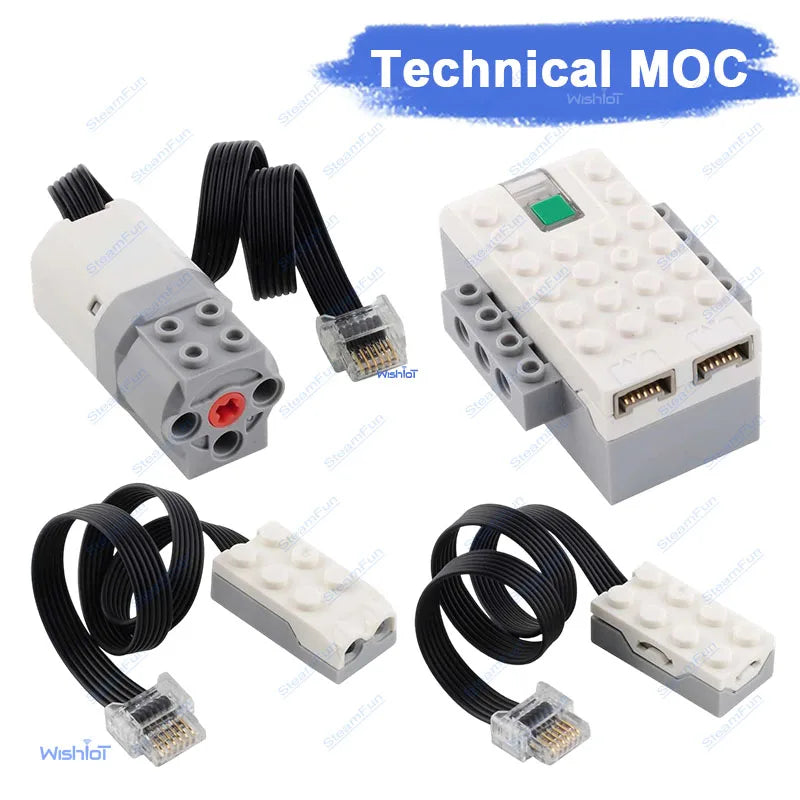 Core Programming Kit STEM Building Blocks Kit with Bluetooth for Kid Robotics Learning Toy Compatible with Major Brands