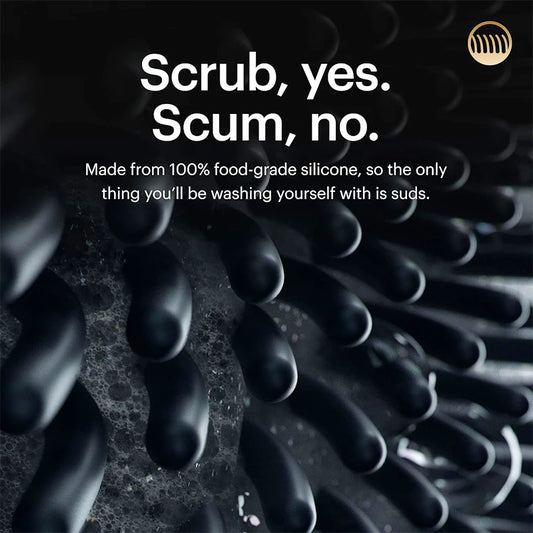 Soft Silicone Body Scrubber Handheld Shower Cleansing Brush Gentle Exfoliating Massage Kinds Skin Brush Portable Hair Baby Scrub