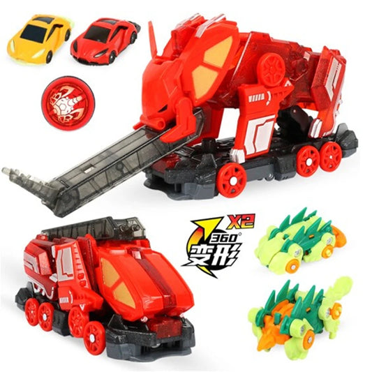 Wild Violence Transformation Anime Action Figure Robot Burst Deformation Car Beast 360° Flip Capture Chip Kids Toy Birthday gift