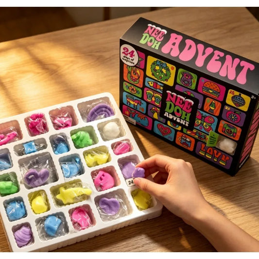 NeeDoh 24-Day Blind Box Advent Calendar – Countdown Party Toy Gift